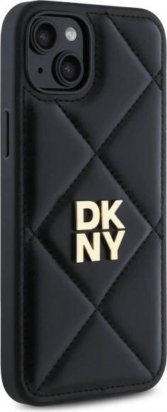 Панель DKNY Quilted Stack Logo для Apple iPhone 15 Plus Black (DKHCP15MPQDSLK) - зображення 4