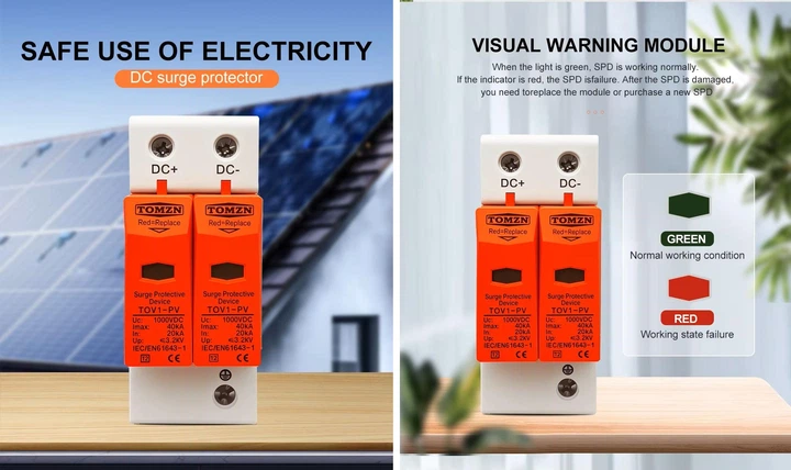 STORE SOL  Устройство защиты от импульсных перенапряжений 800V DC УЗИП TOMZN