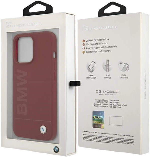 Чохол BMW Silicone Big Logo MagSafe для Apple iPhone 15 Pro (3666339145514) - зображення 7