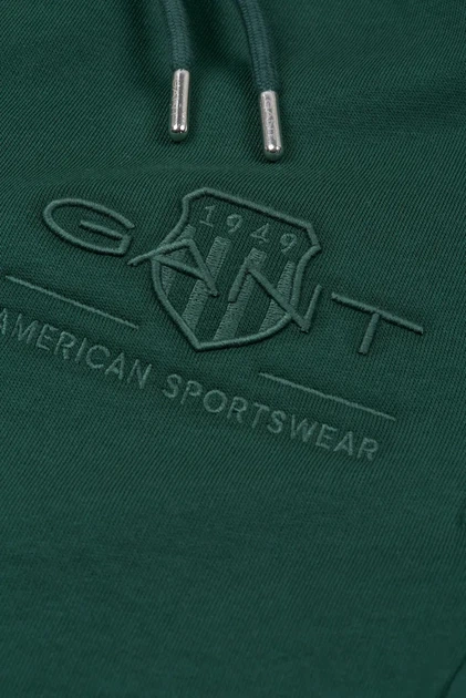 Чоловічі зелені спортивні штани TONAL ARCHIVE SHIELD Gant L 2039023 - изображение 4
