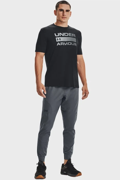 Чоловіча чорна футболка UA TEAM ISSUE WORDMARK SS Under Armour 5XL 1329582-001 - изображение 2