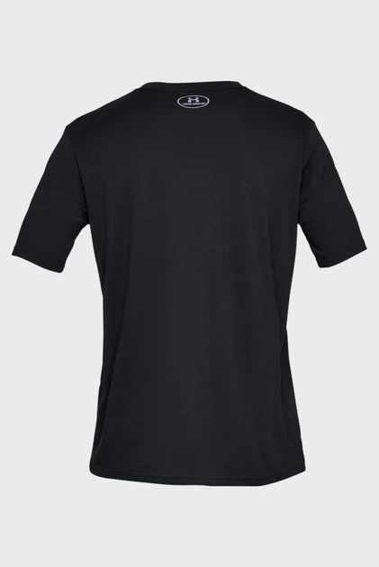 Чоловіча чорна футболка UA TEAM ISSUE WORDMARK SS Under Armour 5XL 1329582-001 - изображение 6