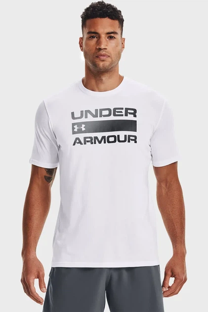Чоловіча біла футболка UA TEAM ISSUE WORDMARK SS Under Armour XXL 1329582-100 - Фото 1 Чоловіча біла футболка UA TEAM ISSUE WORDMARK SS Under Armour XXL 1329582-100 - изображение 1