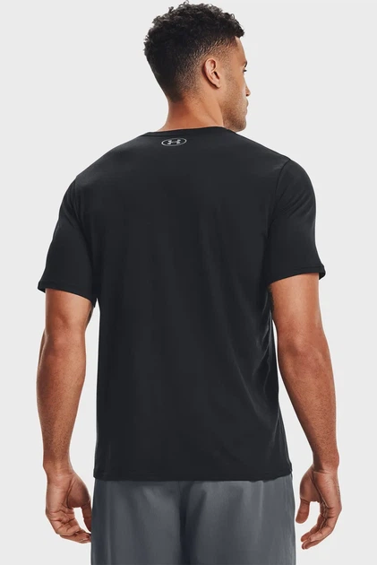 Чоловіча чорна футболка SPORTSTYLE LEFT CHEST SS Under Armour 4XL 1326799-001 - Фото 3 Чоловіча чорна футболка SPORTSTYLE LEFT CHEST SS Under Armour 4XL 1326799-001 - изображение 3
