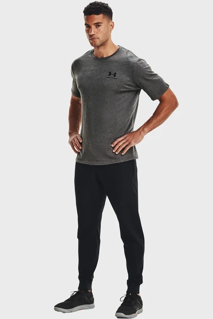 Чоловіча сіра футболка SPORTSTYLE LEFT CHEST SS Under Armour XXL 1326799-019 - зображення 2