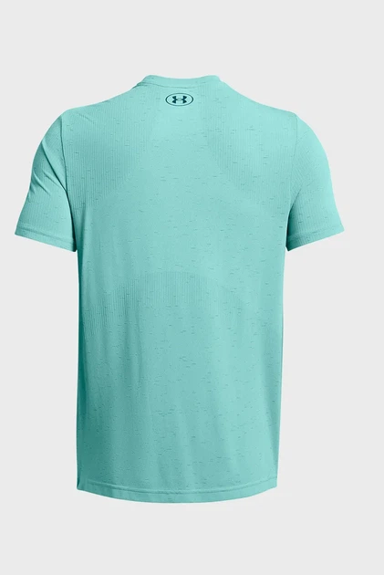 Чоловіча бірюзова футболка Vanish Seamless SS Under Armour S 1382801-482 - изображение 6