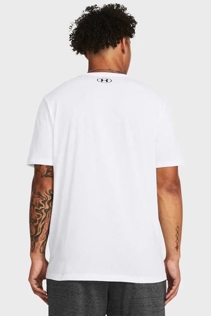Чоловіча біла футболка UA SPORTSTYLE LOGO UPDATE SS Under Armour L 1382911-100 - Фото 2 Чоловіча біла футболка UA SPORTSTYLE LOGO UPDATE SS Under Armour L 1382911-100 - изображение 2