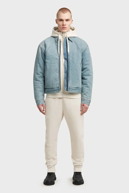 Чоловічі бежеві спортивні штани Premium core type c sw pant G-Star S D15653,C235 - изображение 2