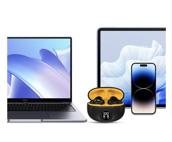Беспроводная стерео гарнитура наушники вкладыши Pro6 Bluetooth TWS. Черная, (N1-03912.black) - изображение 4