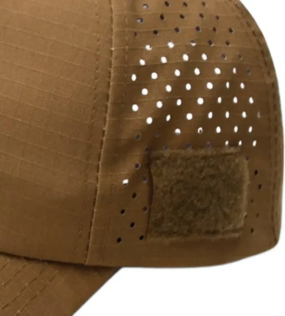 Кепка літня Lite Cap Coyote з вентиляцією та панеллю під патчі Rip-Stop one size - зображення 2