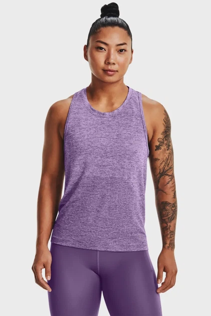 Майка жіноча фіолетова UA Seamless Stride Singlet Under Armour XS 1375697-571 - Фото 1 Майка жіноча фіолетова UA Seamless Stride Singlet Under Armour XS 1375697-571 - зображення 1