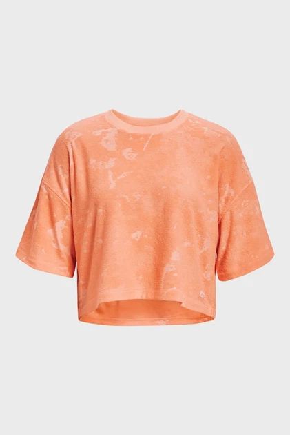 Жіноча персикова футболка Journey Terry SS Under Armour S 1376914-868 - изображение 5