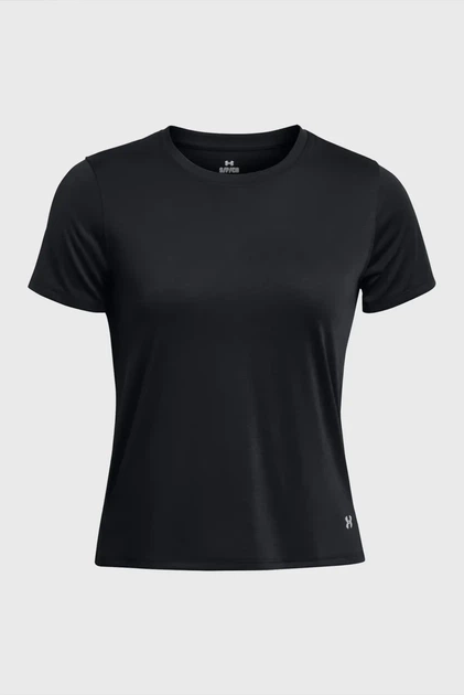 Жіноча чорна футболка UA LAUNCH SHORTSLEEVE Under Armour LG 1382434-001 - изображение 4