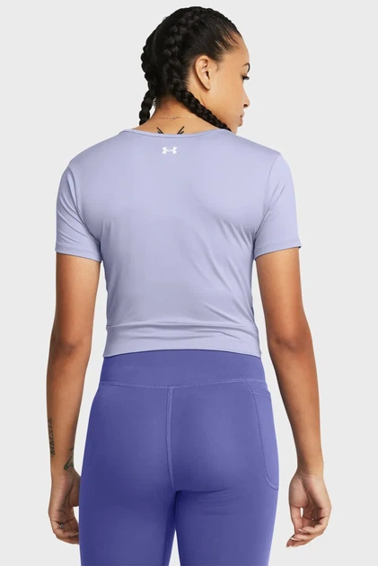 Футболка жіноча Motion Crossover Crop Under Armour XS 1383647-539 - Фото 2 Футболка жіноча Motion Crossover Crop Under Armour XS 1383647-539 - зображення 2