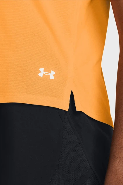 Жіноча оранжева футболка UA LAUNCH SHORTSLEEVE Under Armour XS 1382434-803 - зображення 3