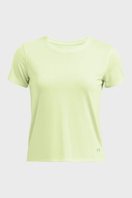 Жіноча салатова футболка UA Launch Shortsleeve Under Armour MD 1382434-383 - изображение 3
