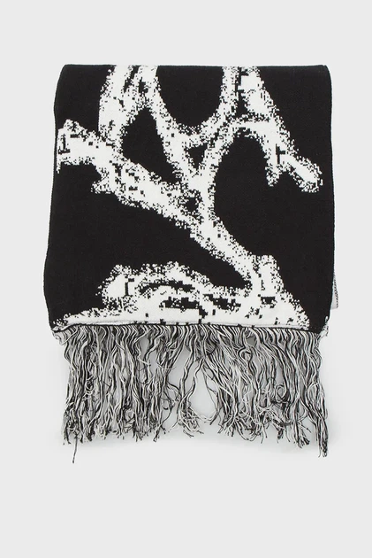 Шарф CHROME SCARF - BLACK/ WHITE Vertere Berlin ONE SIZE VER-SCARF22 - изображение 2
