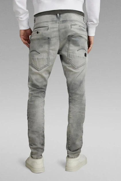 Чоловічі сірі джинси D-Staq 3D Slim G-Star RAW 32-32 D05385,9882 - изображение 2