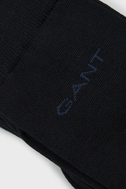 Чоловічі темно-сині шкарпетки (3 пари) MERCERIZED COTTON Gant 43-45 9960263 - изображение 2