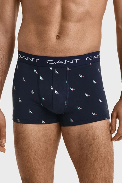 Чоловічі боксери (3 шт) BOAT PRINT TRUNK 3 PACK Gant S 902513013 - изображение 4