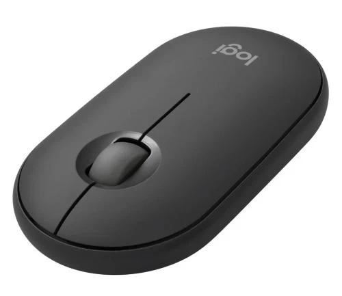 Миша бездротова Logitech Pebble Mouse 2 M350s, Tonal Graphite, Bluetooth / USB Logi Bolt, 400-4000 dpi, 3 кнопки, 1xAA, *Logi Bolt у комплекті не йде (910-007015) - Фото 2 Миша бездротова Logitech Pebble Mouse 2 M350s, Tonal Graphite, Bluetooth / USB Logi Bolt, 400-4000 dpi, 3 кнопки, 1xAA, *Logi Bolt у комплекті не йде (910-007015) - изображение 2