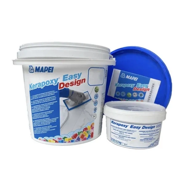 Фуга затирка епоксидная для швов MAPEI Kerapoxy Easy Design 172 (1,5 кг) голубой космос - изображение 5