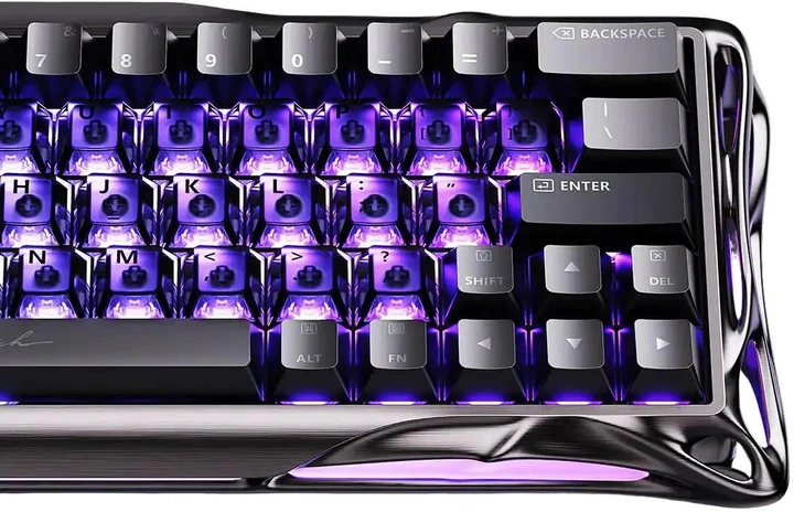 Клавіатура магнітна GravaStar Mercury V60 Pro 60keys, GravaStar Blackcore, USB-A, 8k,RGB, GunMetal - зображення 9