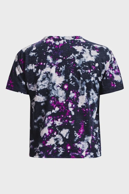 Жіноча темно-синя футболка з візерунком UA BREEZE TRAIL TEE Under Armour XS 1374476-767 - Фото 6 Жіноча темно-синя футболка з візерунком UA BREEZE TRAIL TEE Under Armour XS 1374476-767 - зображення 6