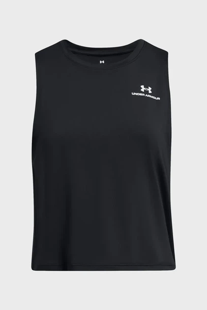 Жіноча чорна майка Vanish Energy Crop Tank Under Armour XS 1383654-001 - изображение 3