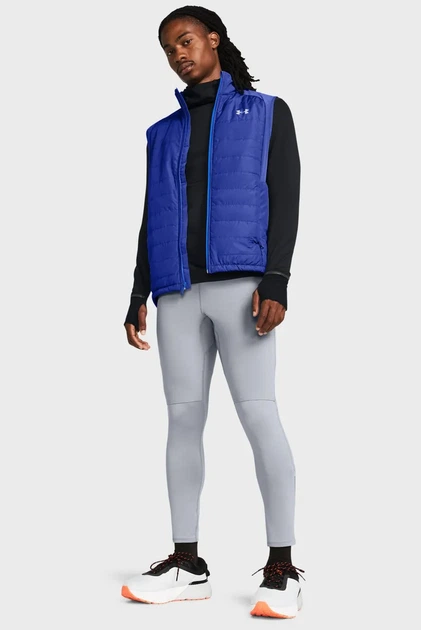 Чоловічі сірі тайтси QUALIFIER ELITE COLD TIGHT Under Armour M 1379308-035 - изображение 2