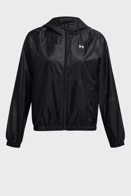 Жіноча чорна вітровка UA SPORT WINDBREAKER JKT Under Armour XXL 1382698-001 - Фото 3 Жіноча чорна вітровка UA SPORT WINDBREAKER JKT Under Armour XXL 1382698-001 - изображение 3