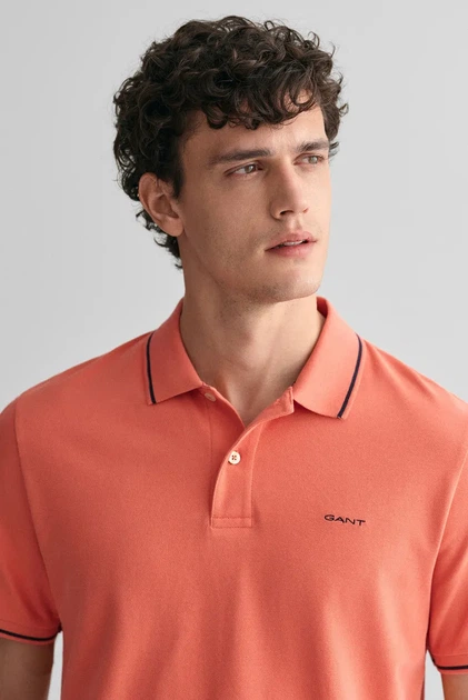 Чоловіче коралове поло TIPPING SS PIQUE POLO Gant XXL 2062034 - изображение 4