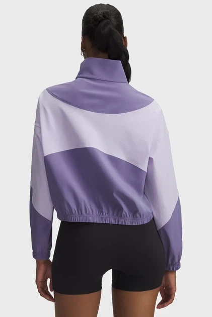Жіноча бузкова вітровка UA Rival Woven Jacket Under Armour LG 1389631-520 - изображение 2