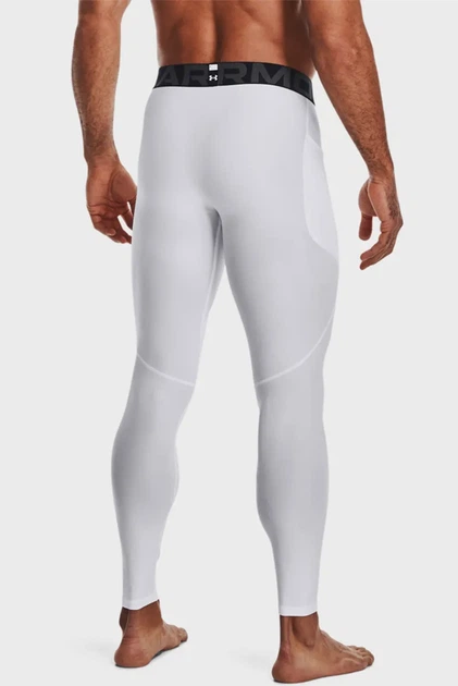 Чоловічі білі тайтси UA HG Armour Leggings Under Armour S 1361586-100 - изображение 3