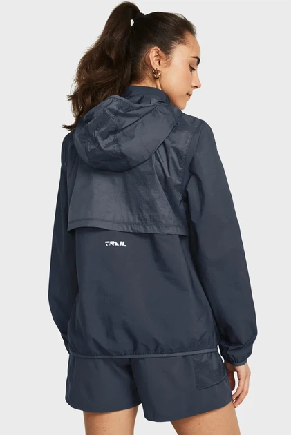 Жіноча темно-сіра вітровка UA Run Trail Jacket-GRY Under Armour XS 1383358-044 - Фото 3 Жіноча темно-сіра вітровка UA Run Trail Jacket-GRY Under Armour XS 1383358-044 - изображение 3