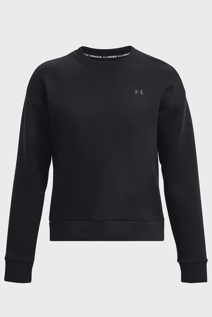 Жіночий чорний світшот Unstoppable Flc Crew Under Armour XS 1379835-001 - зображення 5