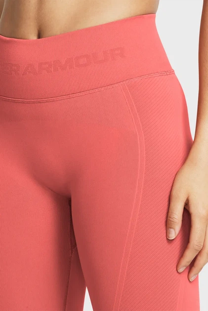 Жіночі коралові тайтси UA Train Seamless Legging Under Armour LG 1381662-811 - Фото 4 Жіночі коралові тайтси UA Train Seamless Legging Under Armour LG 1381662-811 - зображення 4