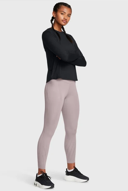 Жіночі пудрові тайтси UA Launch Elite Ankle Tights Under Armour XL 1383367-015 - изображение 2