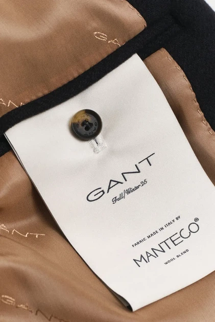 Жіноче чорне вовняне пальто LENGTH Gant M 4700390 - изображение 6