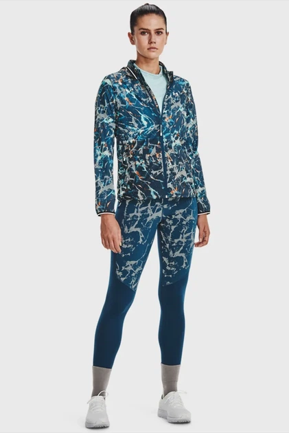 Жіночі сині тайтси UA OutRun the Cold Tight II Under Armour S 1373326-437 - изображение 2