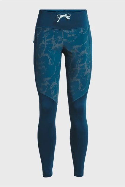 Жіночі сині тайтси UA OutRun the Cold Tight II Under Armour S 1373326-437 - изображение 5