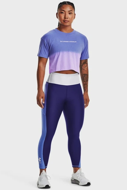 Жіночі сині тайтси Armour Blocked Ankle Legging Under Armour XS 1377091-468 - изображение 2