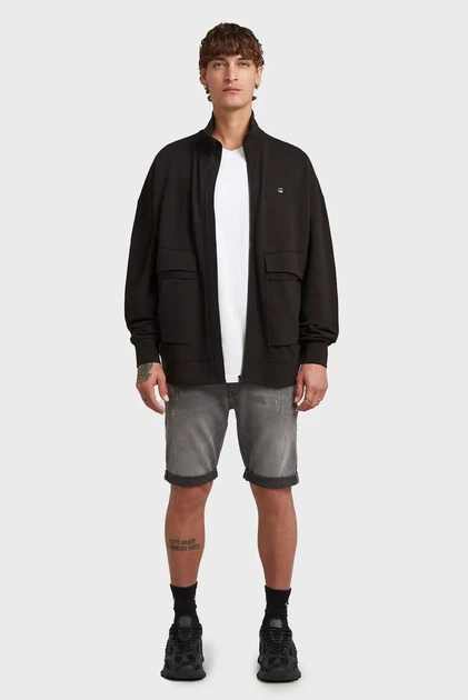 Чоловіча чорна спортивна кофта Rovic G-Star RAW M D27078,E209 - зображення 2