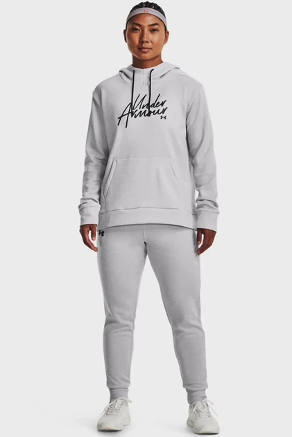 Жіночі сірі спортивні штани Armour Fleece Under Armour XS 1373054-014 - зображення 2