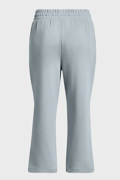 Жіночі світло-сірі спортивні штани UA Rival Terry Flare Crop Under Armour S 1377000-465 - изображение 6