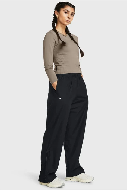 Жіночі спортивні штани UA Rush OS Woven Pant Under Armour M 1382739-001 - Фото 2 Жіночі спортивні штани UA Rush OS Woven Pant Under Armour M 1382739-001 - зображення 2