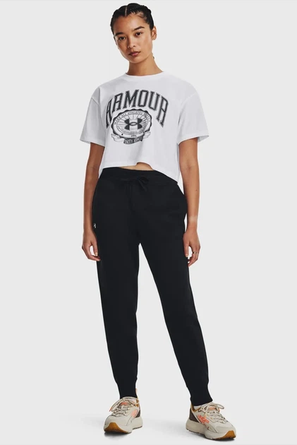Жіночі чорні спортивні штани UA Rival Fleece Jogger Under Armour S 1379438-001 - изображение 2