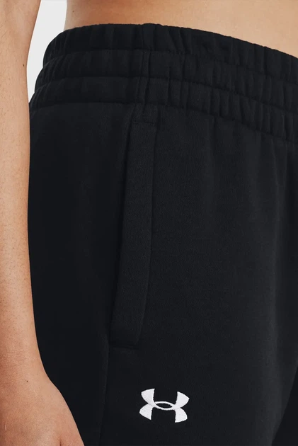 Жіночі чорні спортивні штани UA Rival Fleece Jogger Under Armour S 1379438-001 - изображение 4