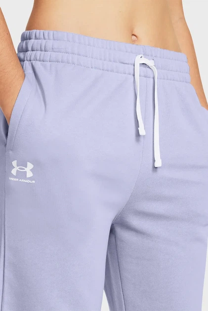 Жіночі бузкові спортивні штани UA Rival Terry Jogger Under Armour XS 1382735-539 - Фото 4 Жіночі бузкові спортивні штани UA Rival Terry Jogger Under Armour XS 1382735-539 - изображение 4