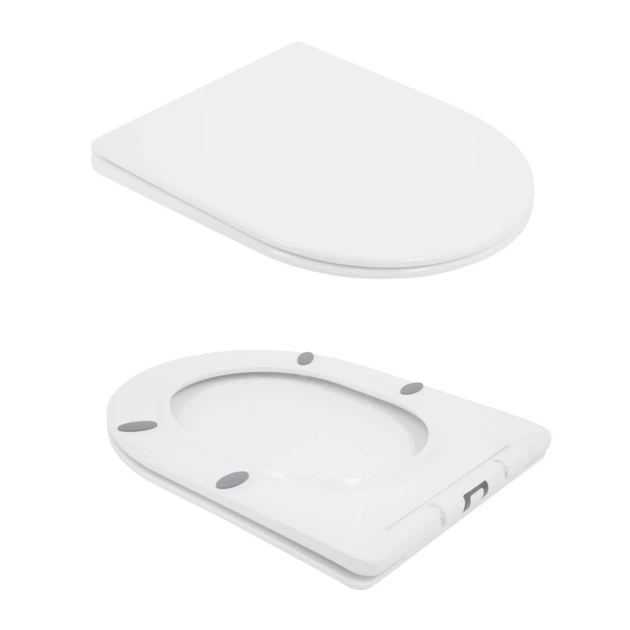 Унитаз напольный Qtap Swan Eco Ultra Quiet с сидением Soft-close 640x360x835 мм QTSWA27W48748 White - изображение 7